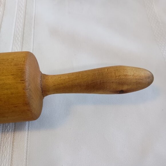 Two Vintage Wooden Rolling Pins - Picture 3 of 8